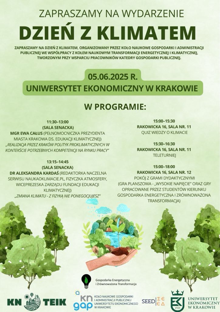 Zapraszamy na „Dzień z Klimatem” w UEK